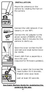 Предварительный просмотр 9 страницы Alecto DVC-266IP User Manual