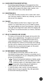 Предварительный просмотр 17 страницы Alecto DVM-76 User Manual