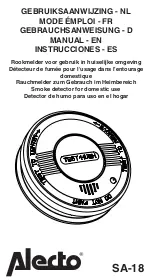 Alecto SA-18 Manual preview