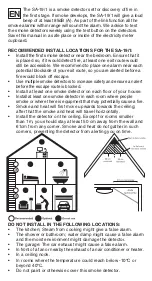 Preview for 11 page of Alecto SA-19/1 Manual