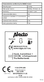 Preview for 18 page of Alecto SA-19/1 Manual