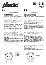 Alecto TS-324B User Manual preview