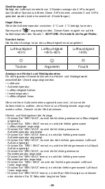 Предварительный просмотр 29 страницы Alecto WS-1100 User Manual