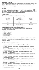 Предварительный просмотр 39 страницы Alecto WS-1100 User Manual