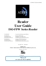 Aleis ISO-FFW-6000 User Manual preview