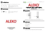 Предварительный просмотр 1 страницы Aleko AWRCLED Series Specification