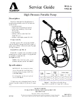 Preview for 1 page of Alemite 9911-A Service Manual