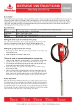 Preview for 1 page of Alemlube 5005AN Service Instructions