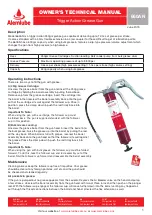 Alemlube 660AN Owner Technical Manual предпросмотр