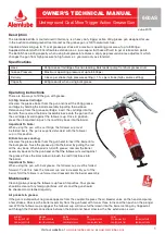 Preview for 1 page of Alemlube 660AS Owner Technical Manual