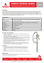 Preview for 1 page of Alemlube 801A Owner Technical Manual