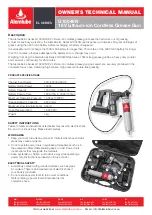 Preview for 1 page of Alemlube G10040N Owner Technical Manual