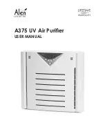 Alen A375UV Uktra User Manual preview