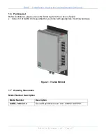 Preview for 8 page of ALENCON GARD-1000-V2.2 Installation, Operation And Maintenance Manual