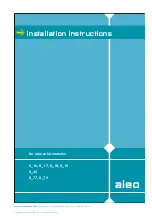 Aleo S_16 Installation Instructions Manual preview