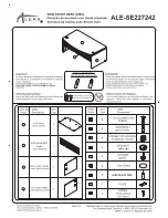 Preview for 1 page of Alera ALE-SE227242 Assembly Instructions