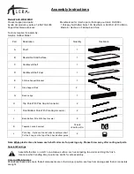 Preview for 1 page of Alera ALE-WD4220SR Assembly Instructions