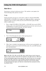 Preview for 18 page of Aleratec 1:1 DVD/CD Copy Cruiser Pro HLS User Manual