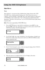 Preview for 20 page of Aleratec 1:1 DVD/CD Copy Cruiser Pro HLS User Manual