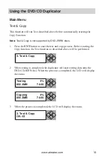 Preview for 21 page of Aleratec 1:1 DVD/CD Copy Cruiser Pro HLS User Manual