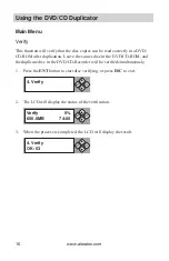 Preview for 22 page of Aleratec 1:1 DVD/CD Copy Cruiser Pro HLS User Manual