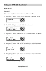 Preview for 27 page of Aleratec 1:1 DVD/CD Copy Cruiser Pro HLS User Manual