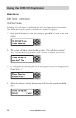 Preview for 34 page of Aleratec 1:1 DVD/CD Copy Cruiser Pro HLS User Manual