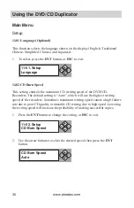 Preview for 36 page of Aleratec 1:1 DVD/CD Copy Cruiser Pro HLS User Manual