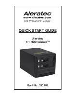 Preview for 1 page of Aleratec 1:1 HDD Cruiser Quick Start Manual