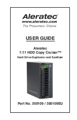 Aleratec 1:11 HDD Copy Cruiser IDE/SATA User Manual preview