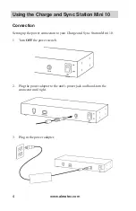 Предварительный просмотр 8 страницы Aleratec Charge and Sync Station Mini 10 User Manual