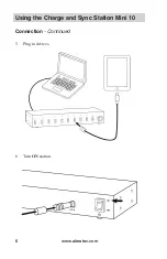 Предварительный просмотр 10 страницы Aleratec Charge and Sync Station Mini 10 User Manual