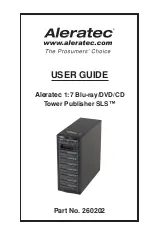 Preview for 1 page of Aleratec Tower Publisher SLS 260202 User Manual