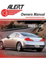 Alert 500S LCD Owner'S Manual preview