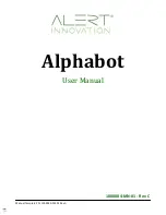 Alert Alphabot User Manual preview