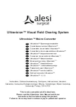 alesi Ultravision DAD-004-012 Instructions Manual предпросмотр