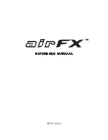 Alesis airFX Reference Manual предпросмотр