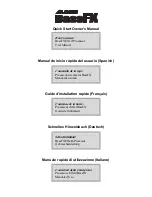 Alesis BassFX Quick Start Owner'S Manual preview