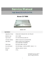 Предварительный просмотр 5 страницы Alesis CC0 Service Manual