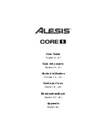 Alesis Core1 User Manual предпросмотр