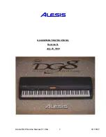 Preview for 7 page of Alesis DG8 Service Manual