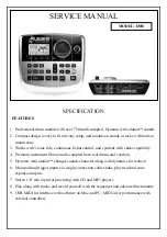 Предварительный просмотр 1 страницы Alesis DM8 Service Manual