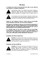 Preview for 3 page of Alesis Elevate 6 Passive Service Manual