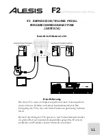 Preview for 11 page of Alesis F2 Quick Start Owner'S Manual