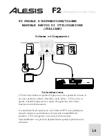 Preview for 19 page of Alesis F2 Quick Start Owner'S Manual