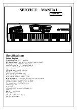 Предварительный просмотр 4 страницы Alesis Fusion 6HD Service Manual