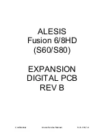 Предварительный просмотр 34 страницы Alesis Fusion 6HD Service Manual