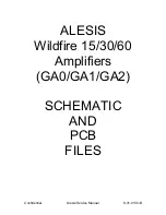 Предварительный просмотр 8 страницы Alesis GA0 Service Manual