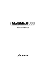 Предварительный просмотр 1 страницы Alesis IMULTIMIX 8 Reference Manual