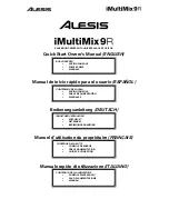 Alesis iMultiMix9R Owner'S Manual предпросмотр